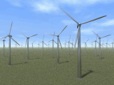 wind turbine farm